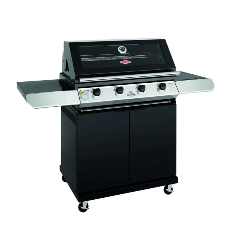 BeefEater 1200E Series - 4 Burner BBQ & Side Burner Trolley