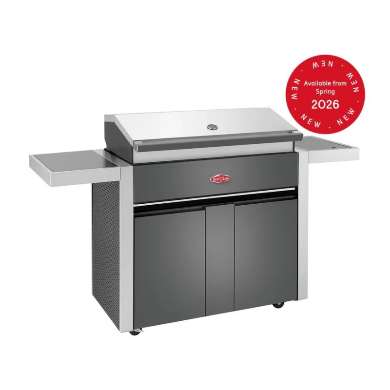 BeefEater 1700 Series - 5 Burner BBQ & Side Burner Trolley