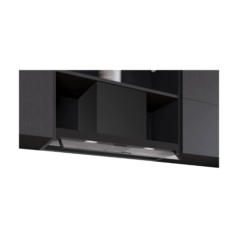 Siemens iQ300 Integrated Design Hood 80 cm clear glass, Matt black - LJ85BCC60B