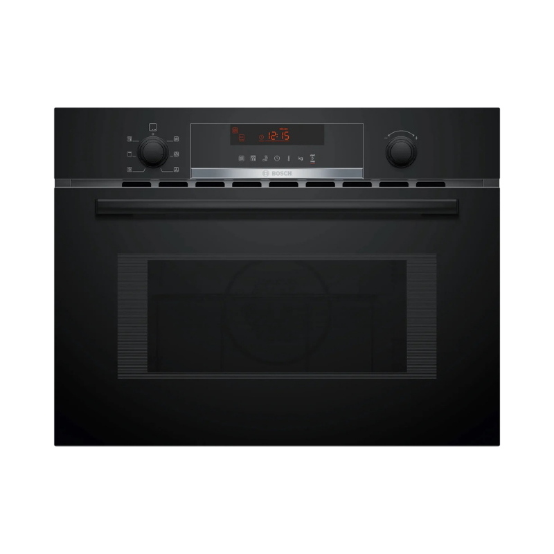 Bosch Series 4 Built-in microwave oven with hot air 60 x 45 cm Black - CMA583MB0B