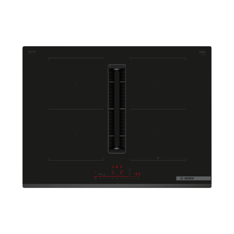 Bosch Series 6 Induction hob with integrated ventilation system 70 cm surface mount without frame - PVQ731H26E