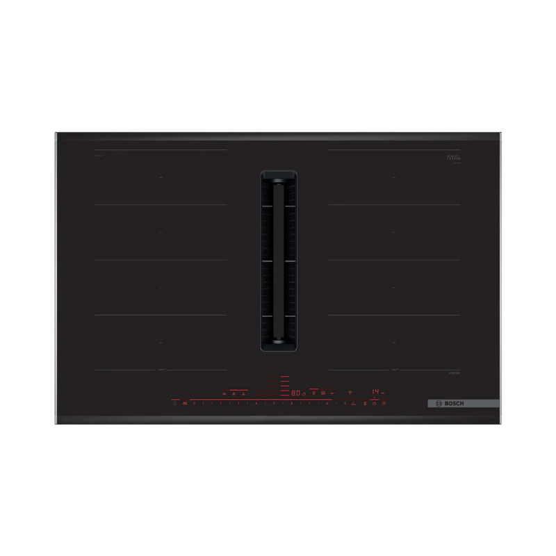 Bosch Series 8 Induction hob with integrated ventilation system 80 cm surface mount with frame PXX875D67E