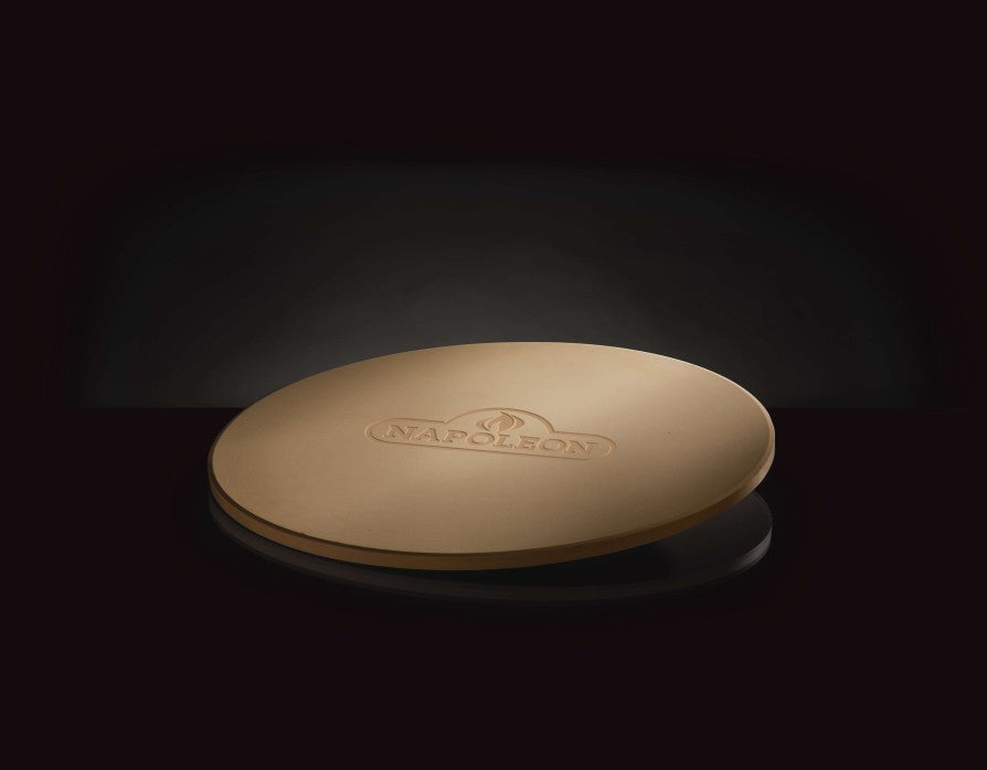 Napoleon Premium Pizza Stone | Porous Natural Stone | Grill & Oven Pizza Stone | Even Heat Distribution | Crispy Pizza & Baking UK | Caterbitz