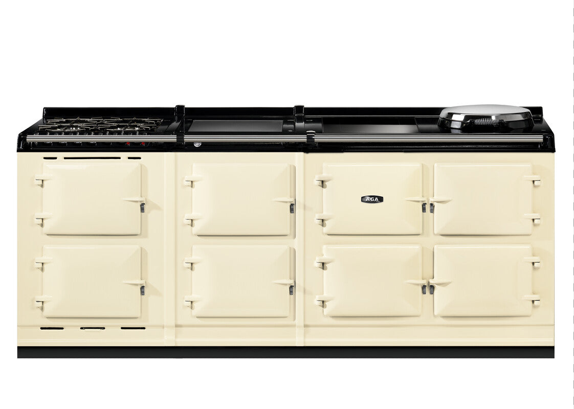 AGA ER7i 210-7g Dual Fuel With Induction Hob, Warming Plate + Gas Hob