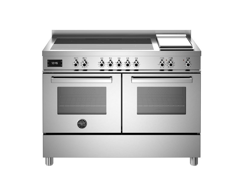 Bertazzoni 120 cm induction top + griddle, electric double oven