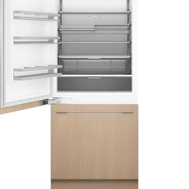 Fisher & Paykel 92cm Series 11 Integrated Refrigerator Freezer, Ice & Water