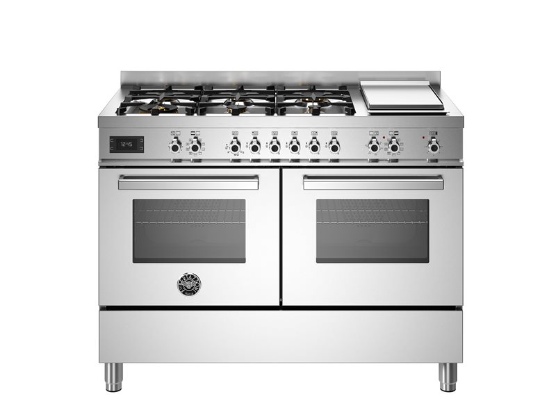 Bertazzoni 120 cm 6-burner + griddle, Electric Double Oven