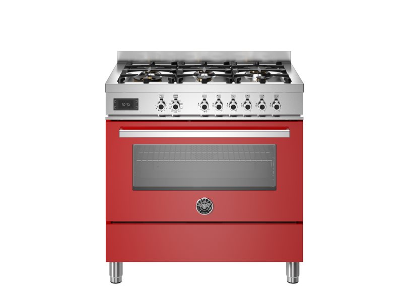 Bertazzoni Professional 90 cm 6-Burner, Electric Oven