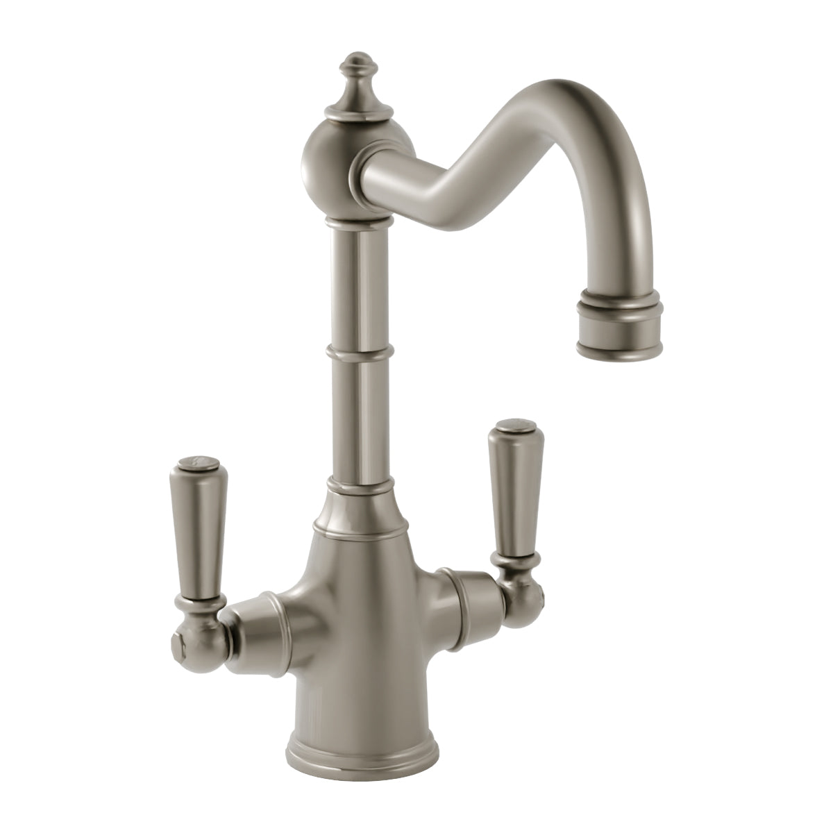 Bidbury & Co Bickton Twin Lever Monobloc Kitchen Tap