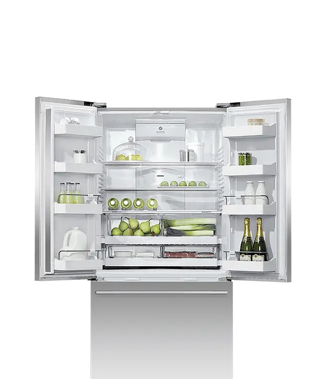 Fisher & Paykel 569L Series 7 French Door Refrigerator Freezer, Ice & Water