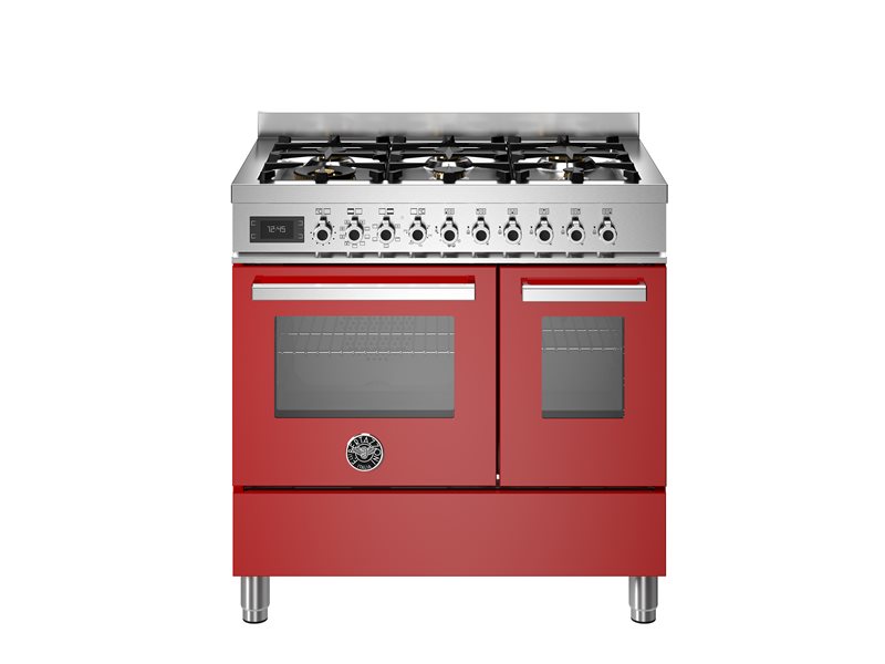 Bertazzoni Professional 90 cm 6-burner electric double oven