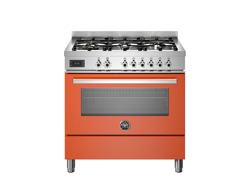 Bertazzoni Professional 90 cm 6-Burner, Electric Oven