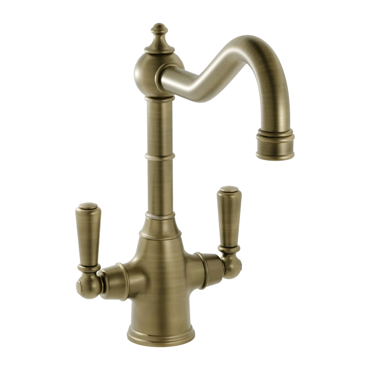 Bidbury & Co Bickton Twin Lever Monobloc Kitchen Tap