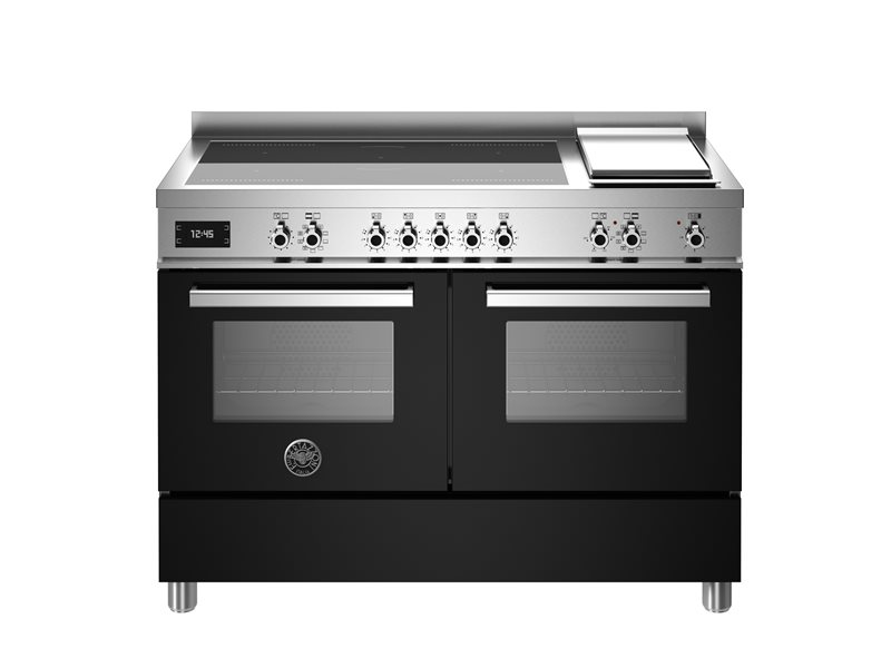 Bertazzoni 120 cm induction top + griddle, electric double oven