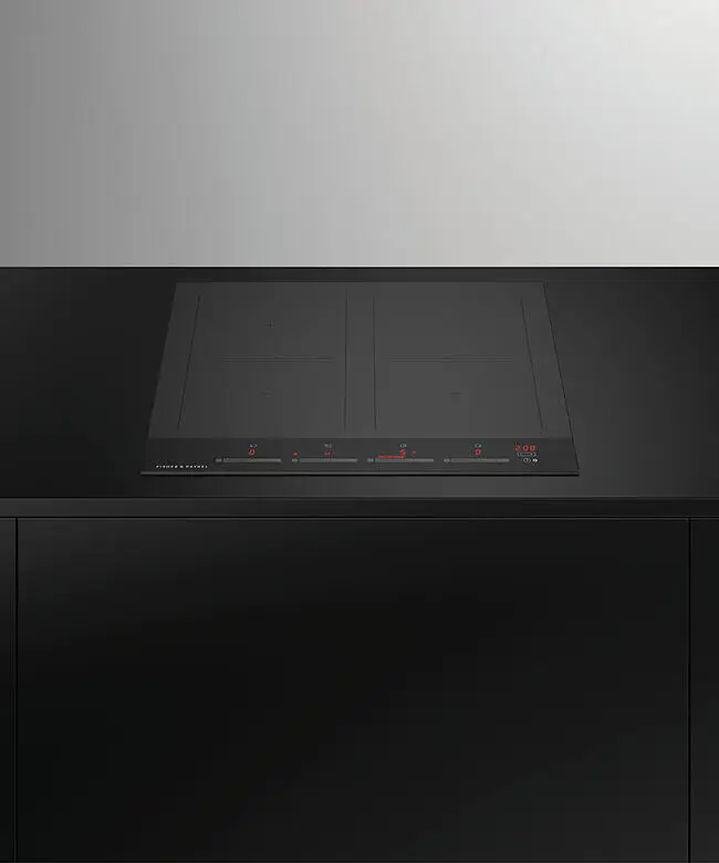 Fisher & Paykel Series 7 CI604DTB4 600mm Wide Induction 'Touch & Slide' Control Frameless 4 Zone with Smart Zone Minimal Style