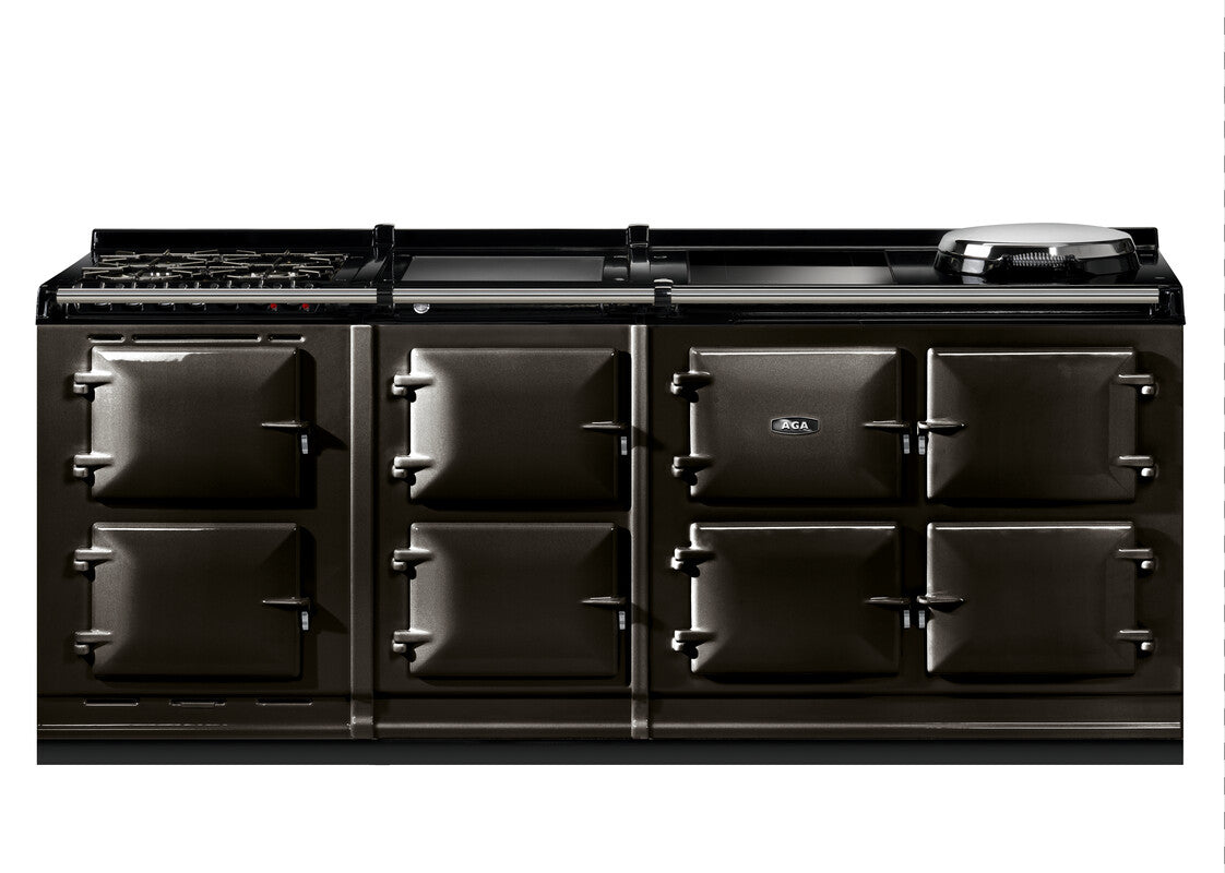 AGA ER7i 210-7g Dual Fuel With Induction Hob, Warming Plate + Gas Hob