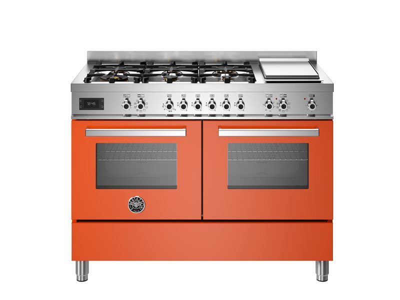 Bertazzoni 120 cm 6-burner + griddle, Electric Double Oven