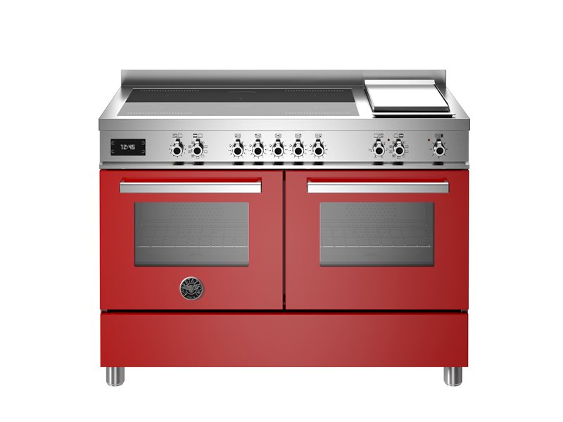 Bertazzoni 120 cm induction top + griddle, electric double oven