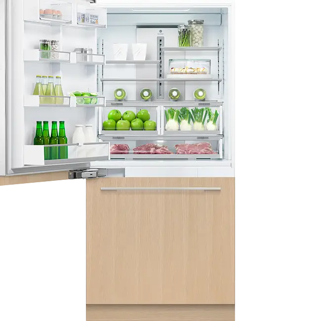 Fisher & Paykel 91cm Series 7 Integrated Refrigerator Freezer, Ice
