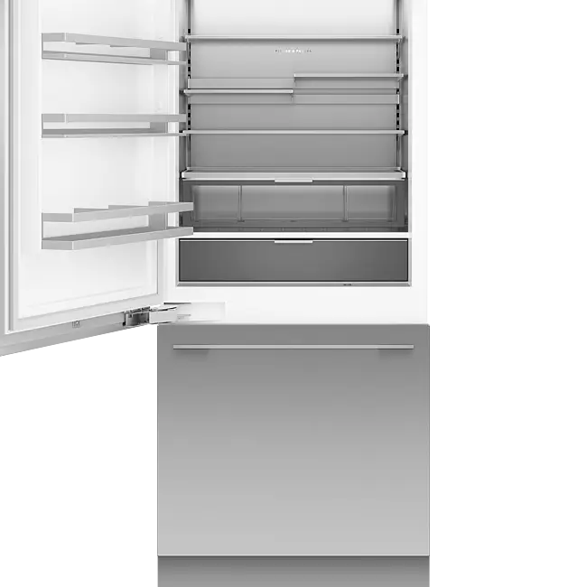 Fisher & Paykel 92cm Series 11 Integrated Refrigerator Freezer, Ice & Water