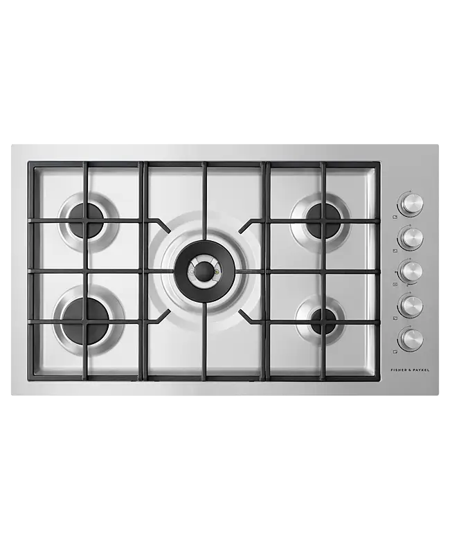Fisher & Paykel 90cm Series 9 5 Burner Gas Hob, LPG