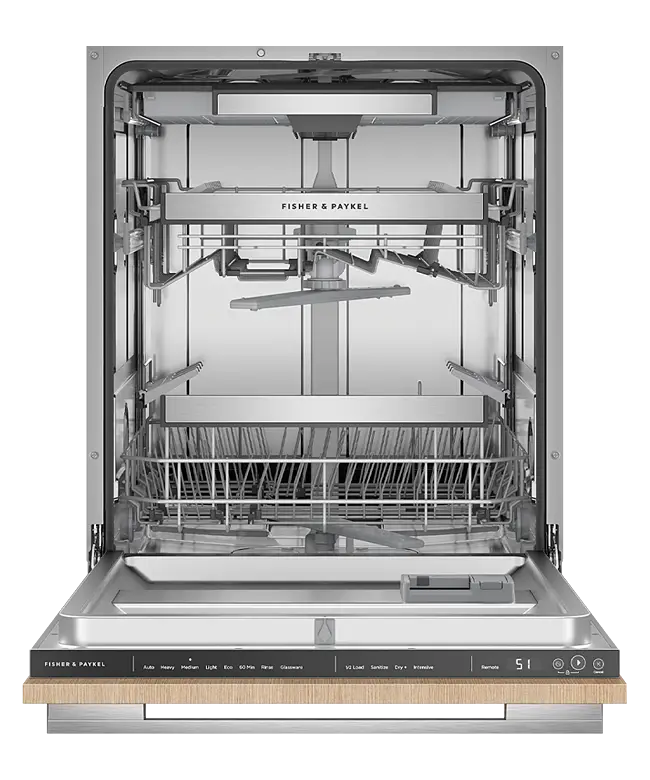 Fisher & Paykel Integrated Dishwasher, Sanitise