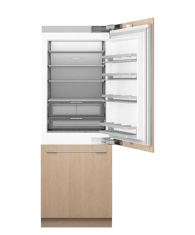 Fisher & Paykel 76.2cm Series 11 Integrated Refrigerator Freezer, Ice & Water