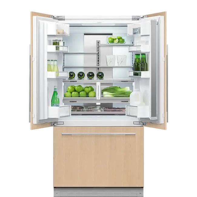 Fisher & Paykel 90cm Series 7 Integrated French Door Refrigerator Freezer