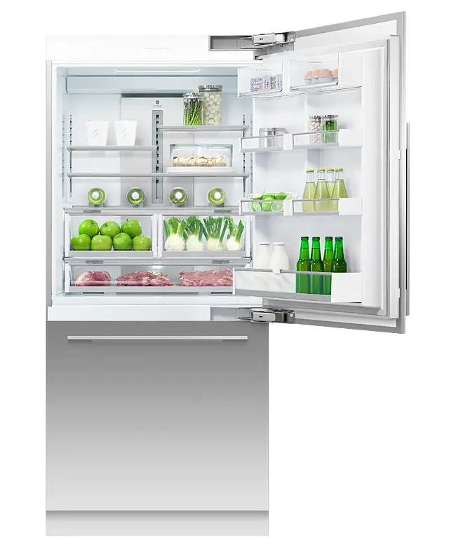 Fisher & Paykel 91cm Series 7 Integrated Refrigerator Freezer, Ice & Water