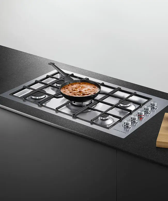 Fisher & Paykel 90cm Series 9 5 Burner Gas Hob, Natural Gas