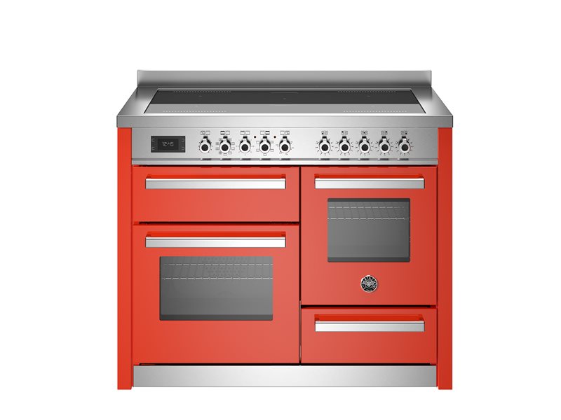 Bertazzoni 110cm Professional Series 110 cm induction top electric triple oven