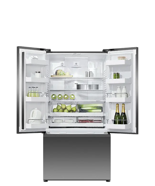 Fisher & Paykel 569L Series 7 French Door Refrigerator Freezer, Ice & Water