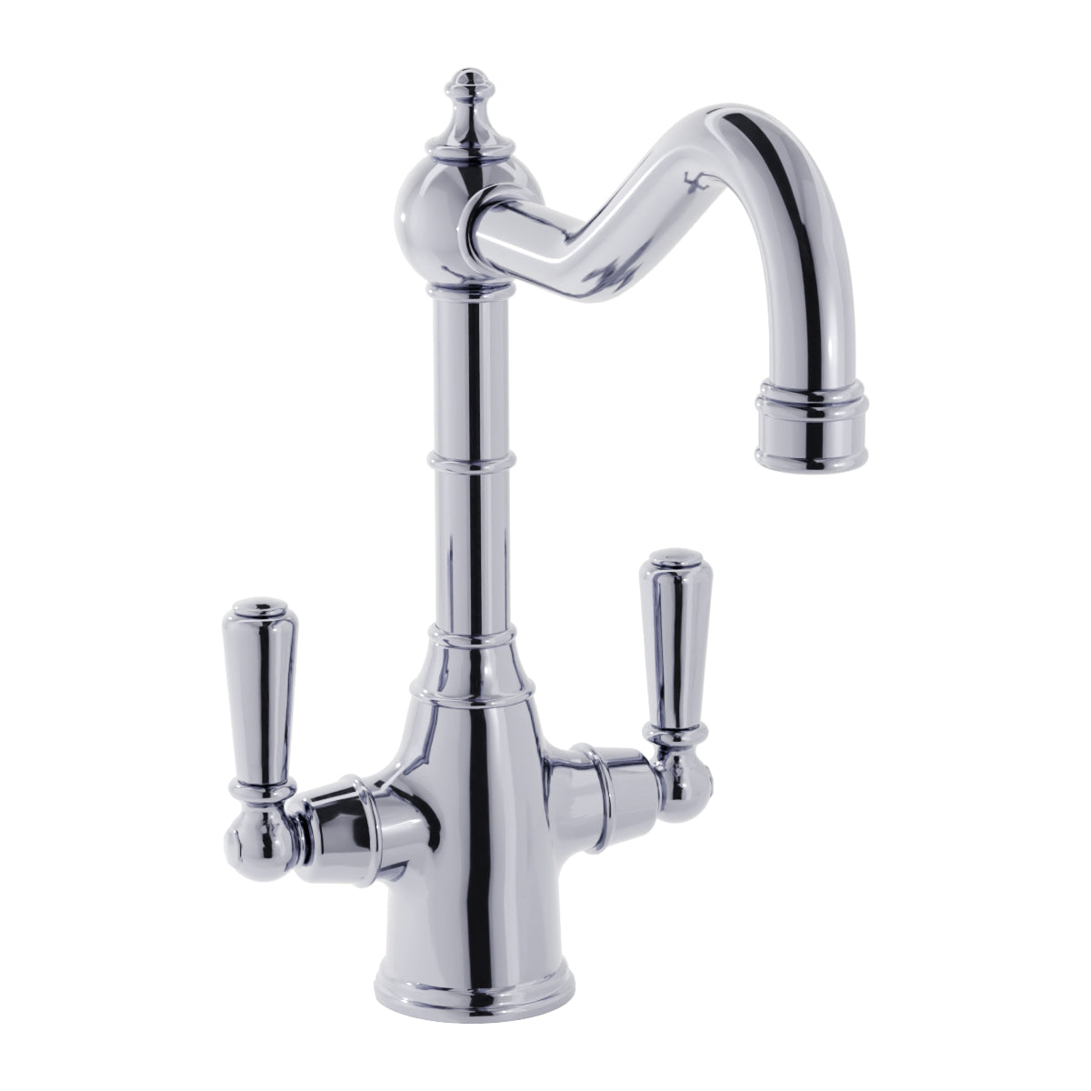 Bidbury & Co Bickton Twin Lever Monobloc Kitchen Tap