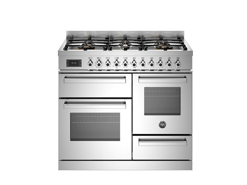Bertazzoni Professional Series 100 cm 6 burner electric triple oven