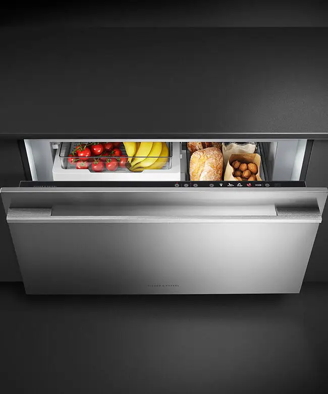 Fisher & Paykel 90cm Series 9 Integrated CoolDrawer™ Multi-temperature Drawer