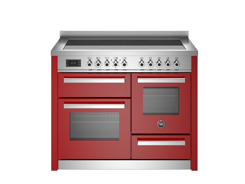 Bertazzoni 110cm Professional Series 110 cm induction top electric triple oven