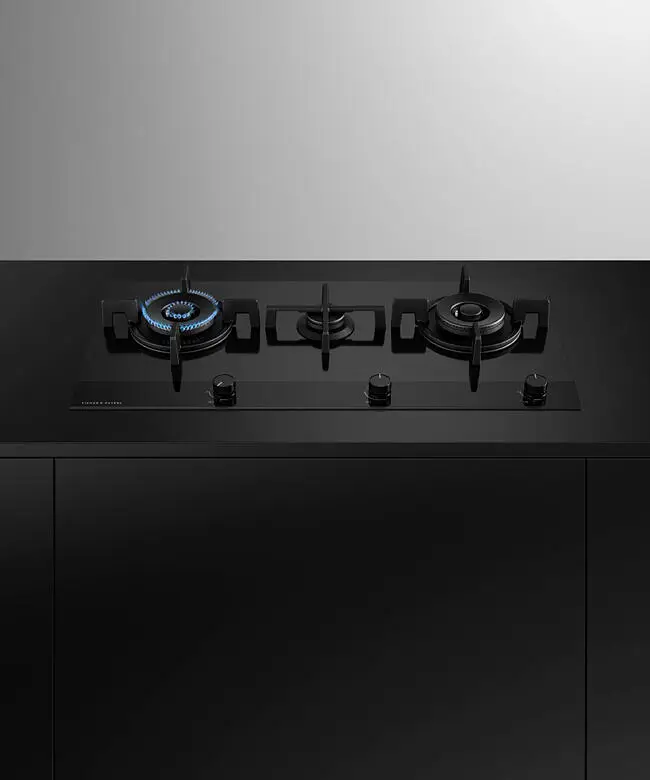 Fisher & Paykel 90cm Series 9 3 Burner Gas Hob, LPG