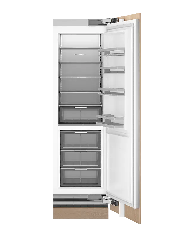 Fisher & Paykel Series 11 RS6121SRHE1 New Interior Styling - 610mm Wide Right Hand Hinge Fridge with Stainless Steel Interior, Full Extension Metal Shelf Runners, Internal Water Dispenser and Variable Temperature Zones