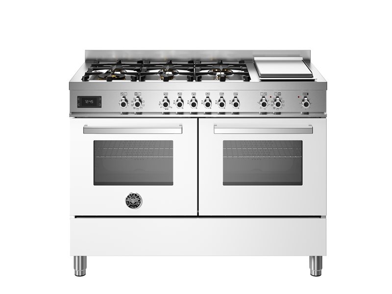 Bertazzoni 120 cm 6-burner + griddle, Electric Double Oven