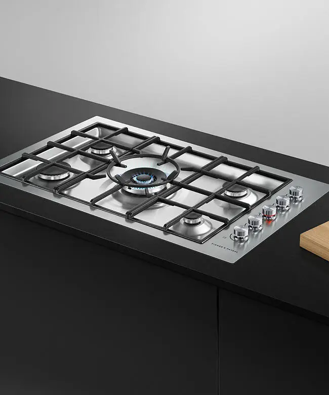 Fisher & Paykel 90cm Series 9 5 Burner Gas Hob, Natural Gas