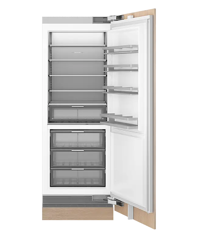 Fisher & Paykel Series 11 RS7621SRHE1 New Interior Styling - 762mm Wide Right Hand Hinge Fridge with Stainless Steel Interior, Full Extension Metal Shelf Runners, Internal Water Dispenser and Variable Temperature Zones