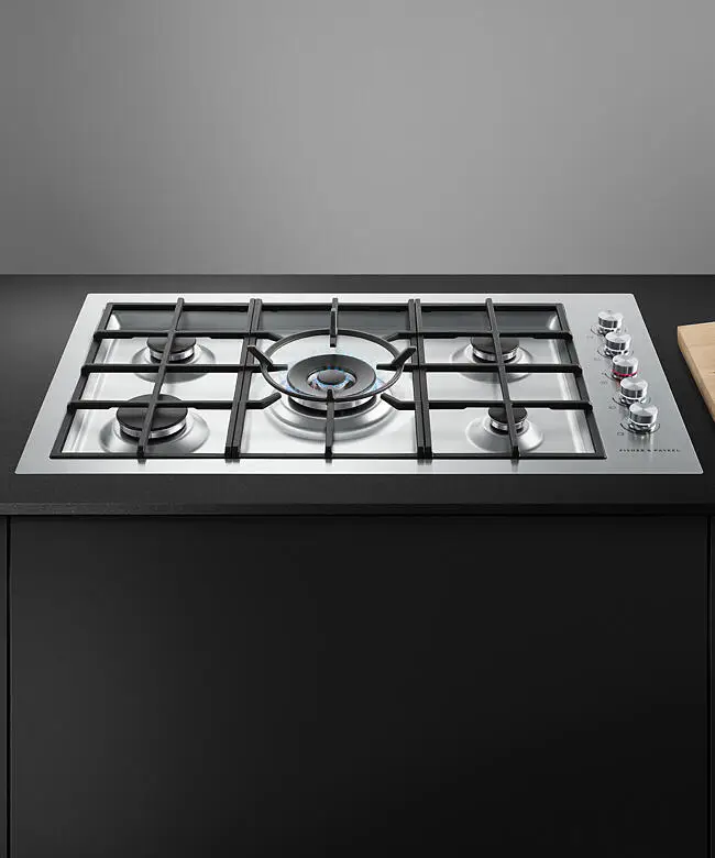 Fisher & Paykel 90cm Series 9 5 Burner Gas Hob, Natural Gas