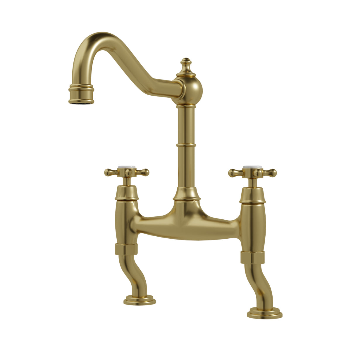 Bidbury & Co Fairford Kitchen Twin Lever Bridge Tap