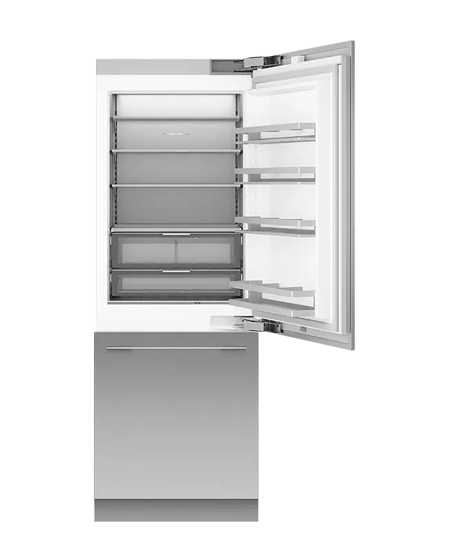 Fisher & Paykel 76.2cm Series 11 Integrated Refrigerator Freezer, Ice & Water