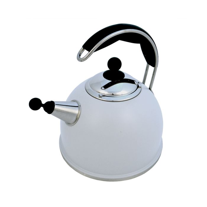 AGA Stainless Steel Whistling Kettle Pearl Ashes